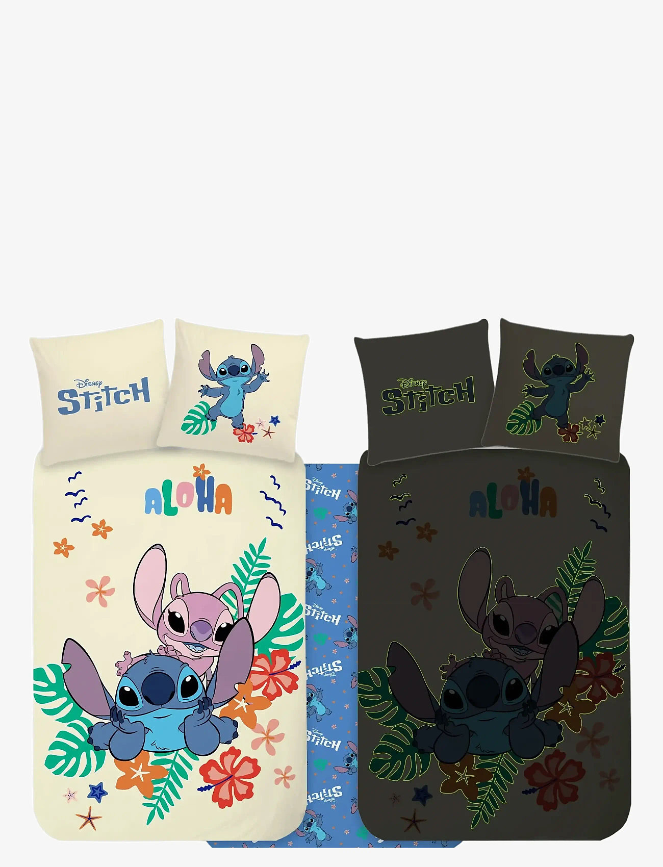 Lilo & Stitch Bed Linen Lilo 5609 Glow - 100X140 40X45 Cm - Multi/patterned - 100X140.40X45CM