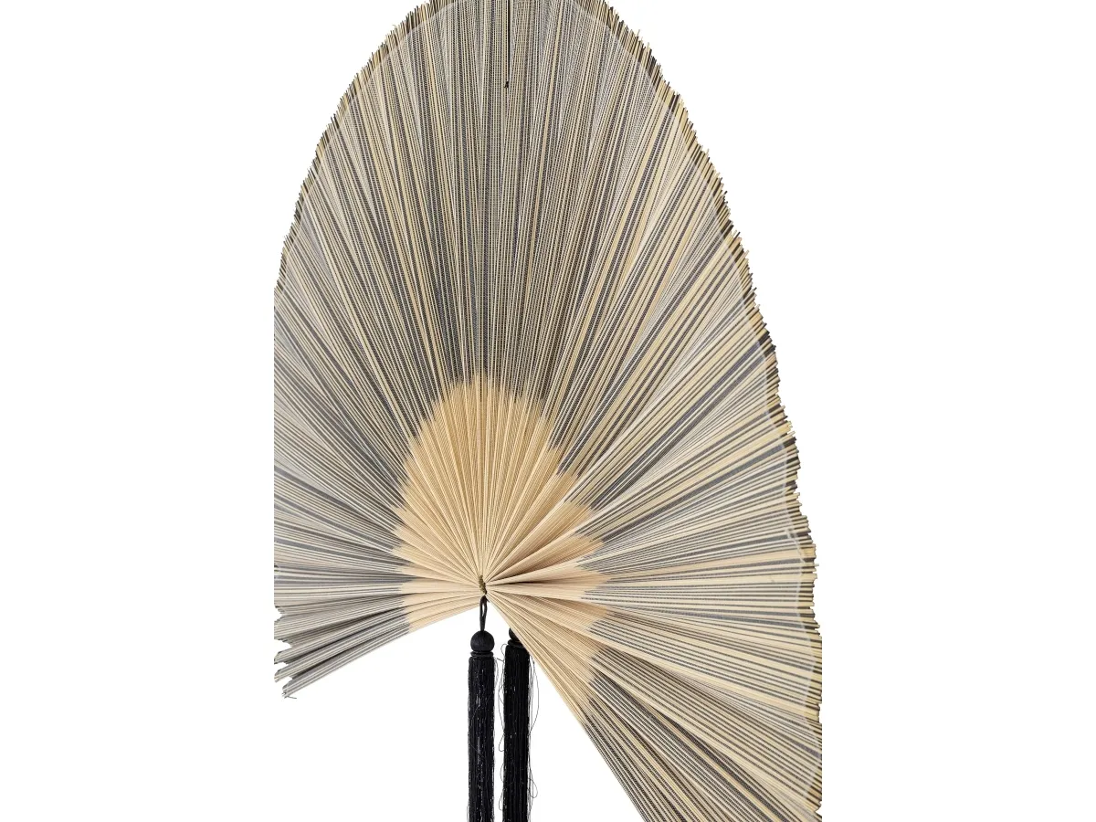 Bloomingville Jaime Wanddekoration 145x72 cm - Bambus/Schwarz Karagumoy