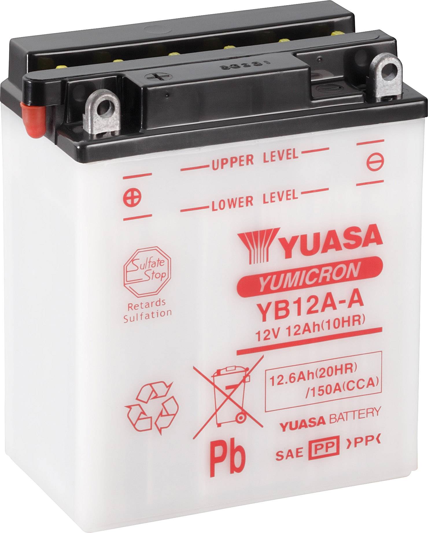 Yuasa 12V 12.6Ah 150A Batteri