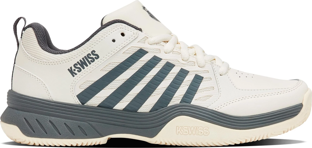 K Swiss Court Express 2 Clay Court Shoe - Grey/White Grey