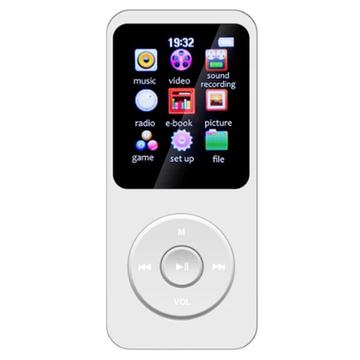 T1 Bærbar MP4 Musikafspiller 1.8 Skærm 64GB