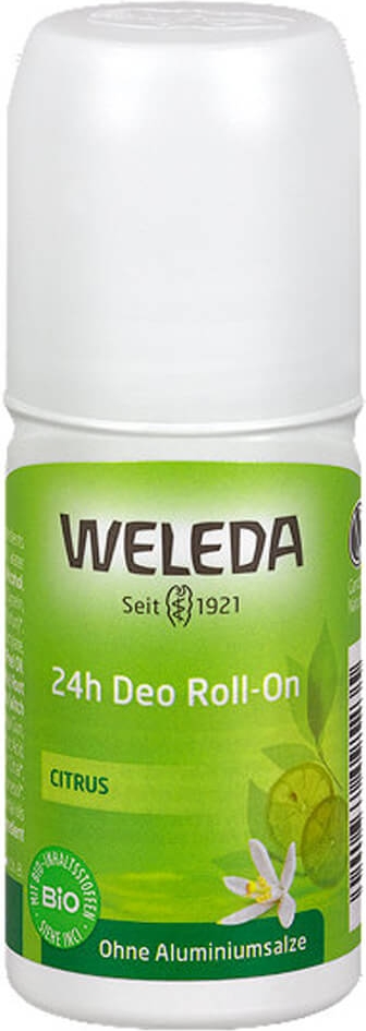 weleda deodorant roll-on 24h citrus (50 ml)