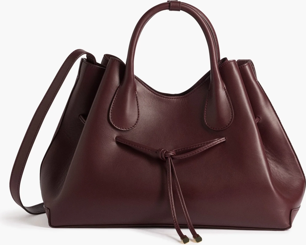 Maris Tote Bag Leather Burgundy