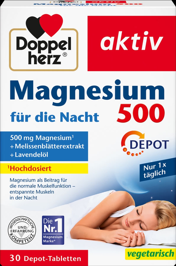 magnesium til natten doppelherz 30stk