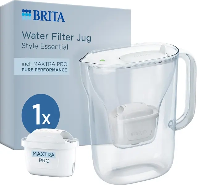 brita style essential led4w mxpro kande vandfilter hvid
