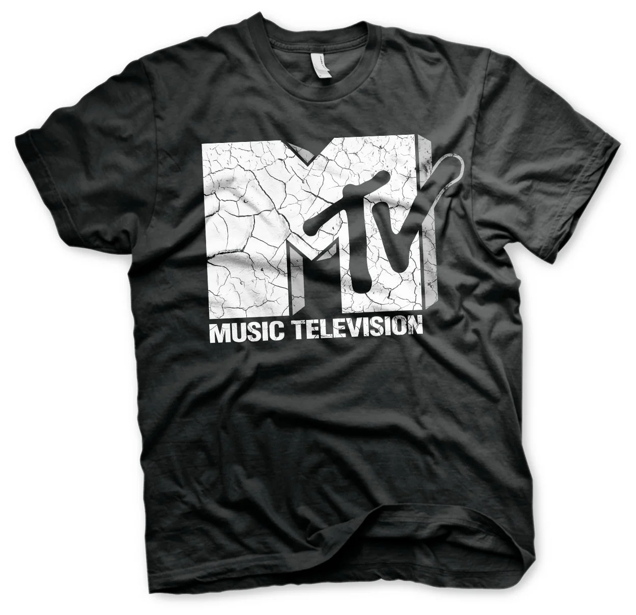 mtv: cracked logo t-shirt