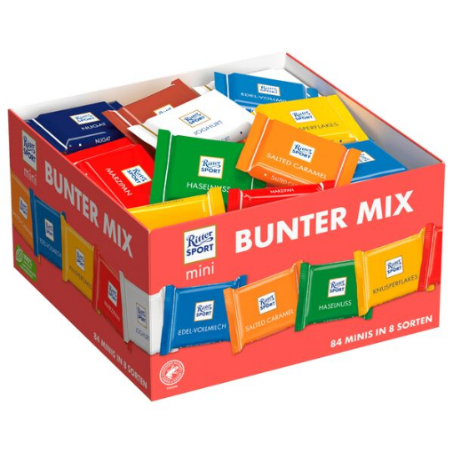ritter sport mini kasse 84 x 16,6 g.