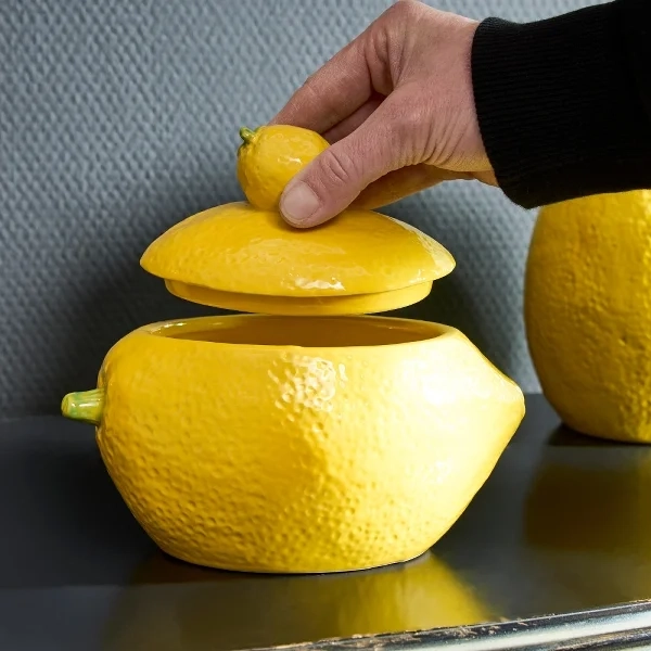 lågkrukke, citron/lemon