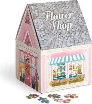 Galison Joy Laforme Flower Shop 500 Piece House Puzzle Jigsaw, Engelsk