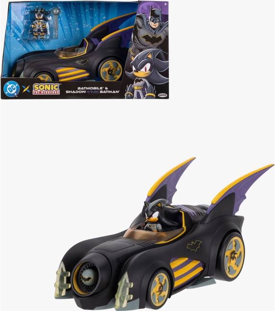 JAKKS Pacific The Hedgehog Action Figure Vehicle Shadow Batman Batmobile