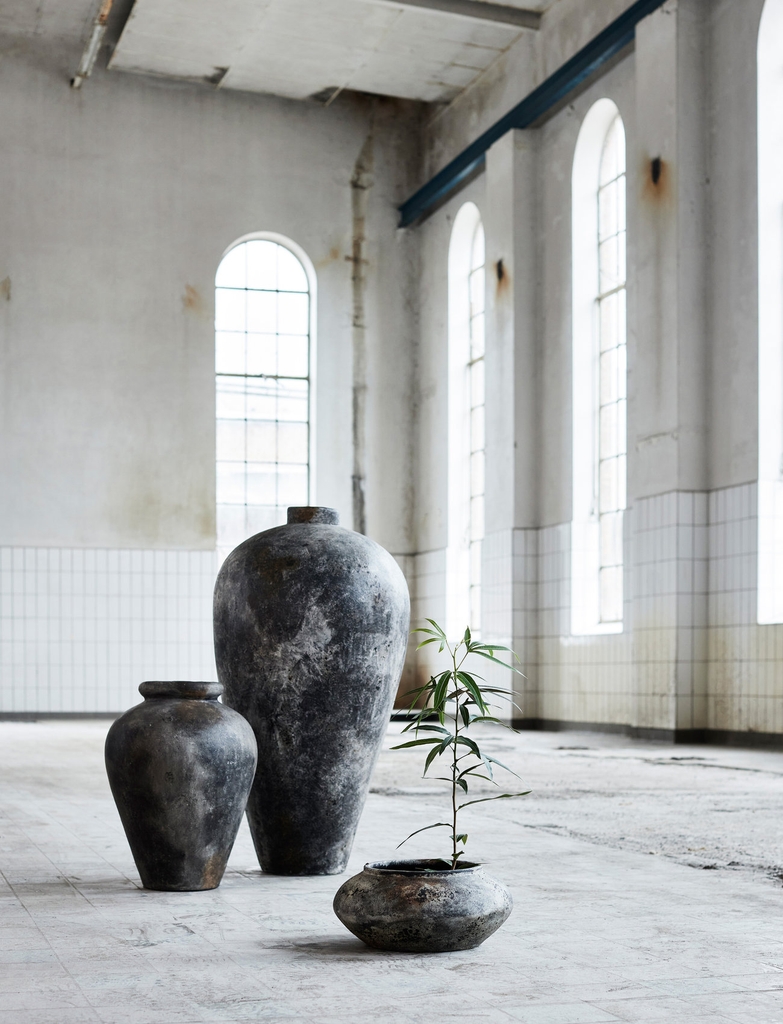 Muubs Echo 17 Krukke Terrakotta Rust Grey