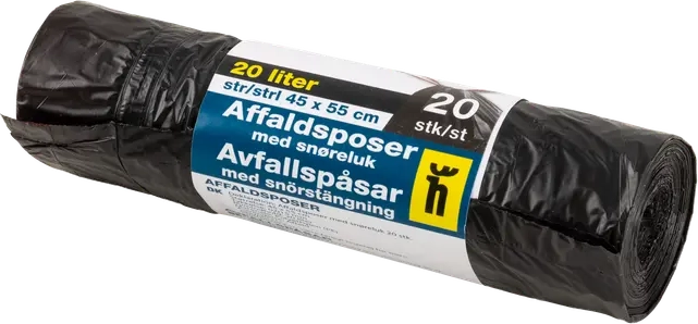 Harald Nyborg Affaldspose 20 Liter Sort