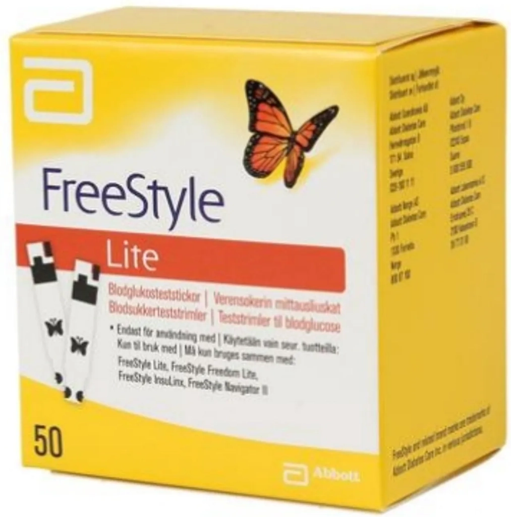 Freestyle Lite Teststrimler ZipWik 50 stk