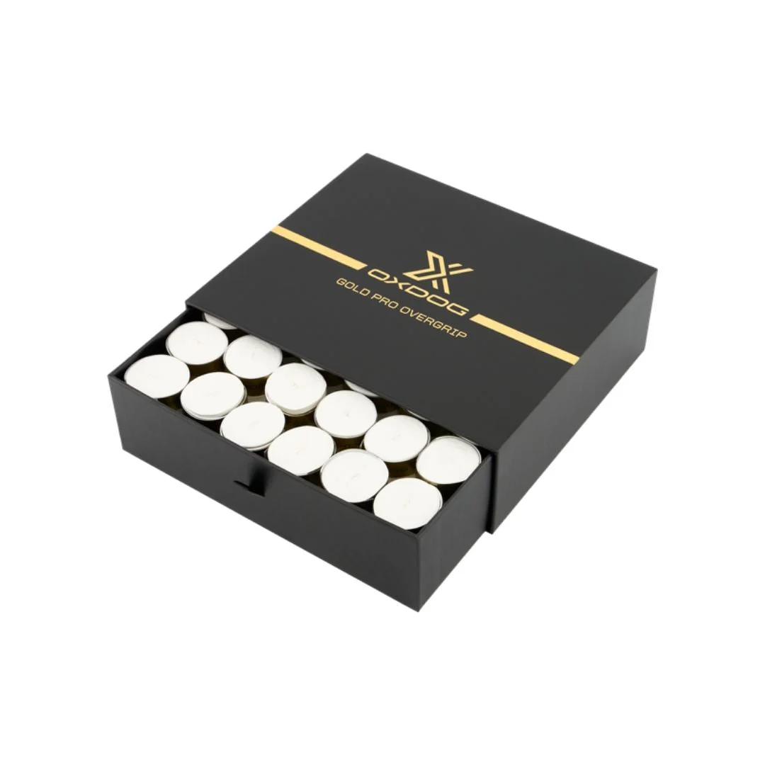 Oxdog Gold Pro Overgrips 60-Pak White