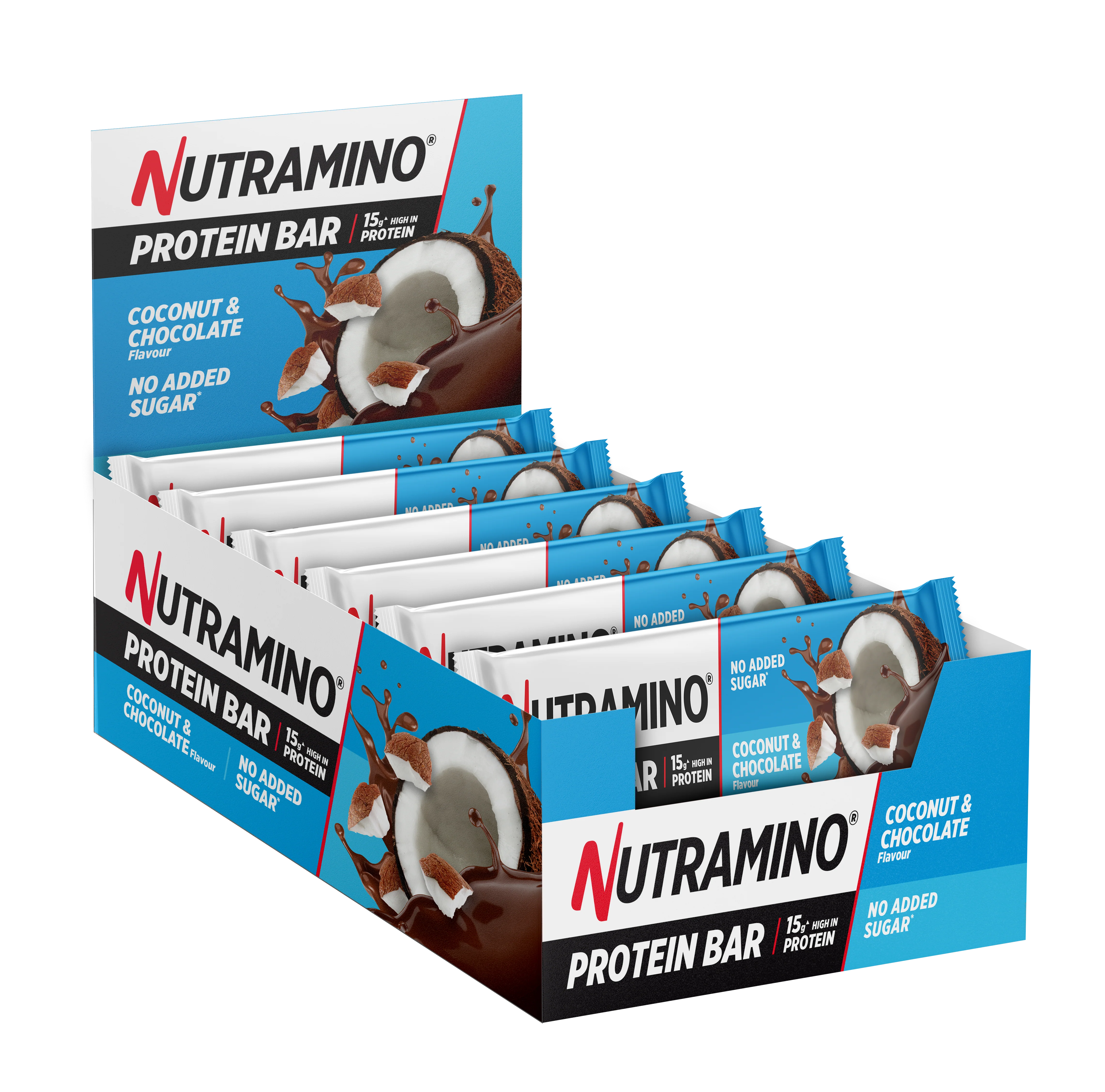 nutramino protein bar - coconut & chocolate (10x50g)