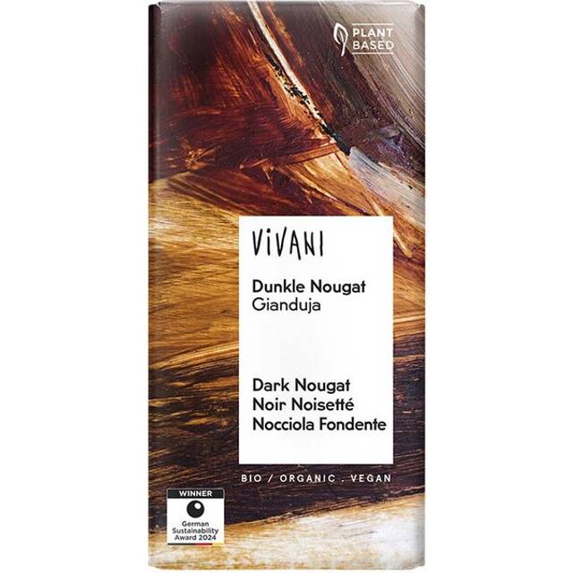 mørk chokolade med nougat ø - 80 g