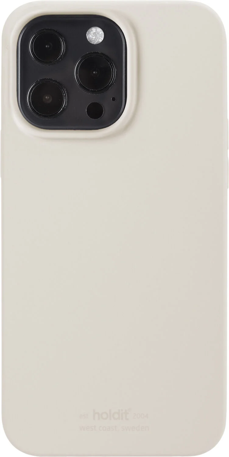 holdit iPhone 13 Pro Skal Silikon Coconut Milk