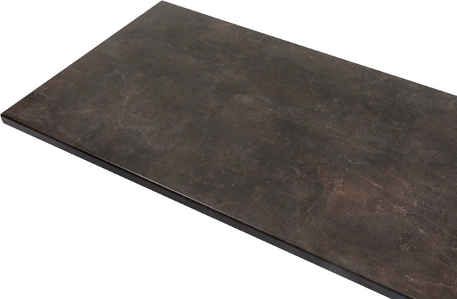 laminatbordplade mørk beton 28 mm x 63,5 x 300 cm