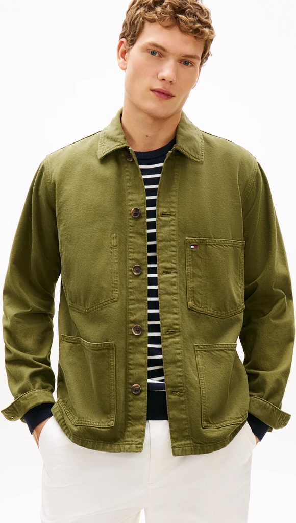 Tommy Hilfiger Chore Jacket Khaki Green
