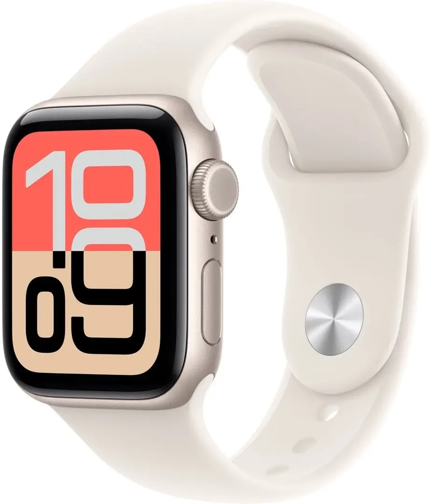 Apple Watch SE (3nd generation) OLED 40 mm Digital 324 x 394 pixel Berøringsskærm Beige Wi-Fi GPS (satellit)