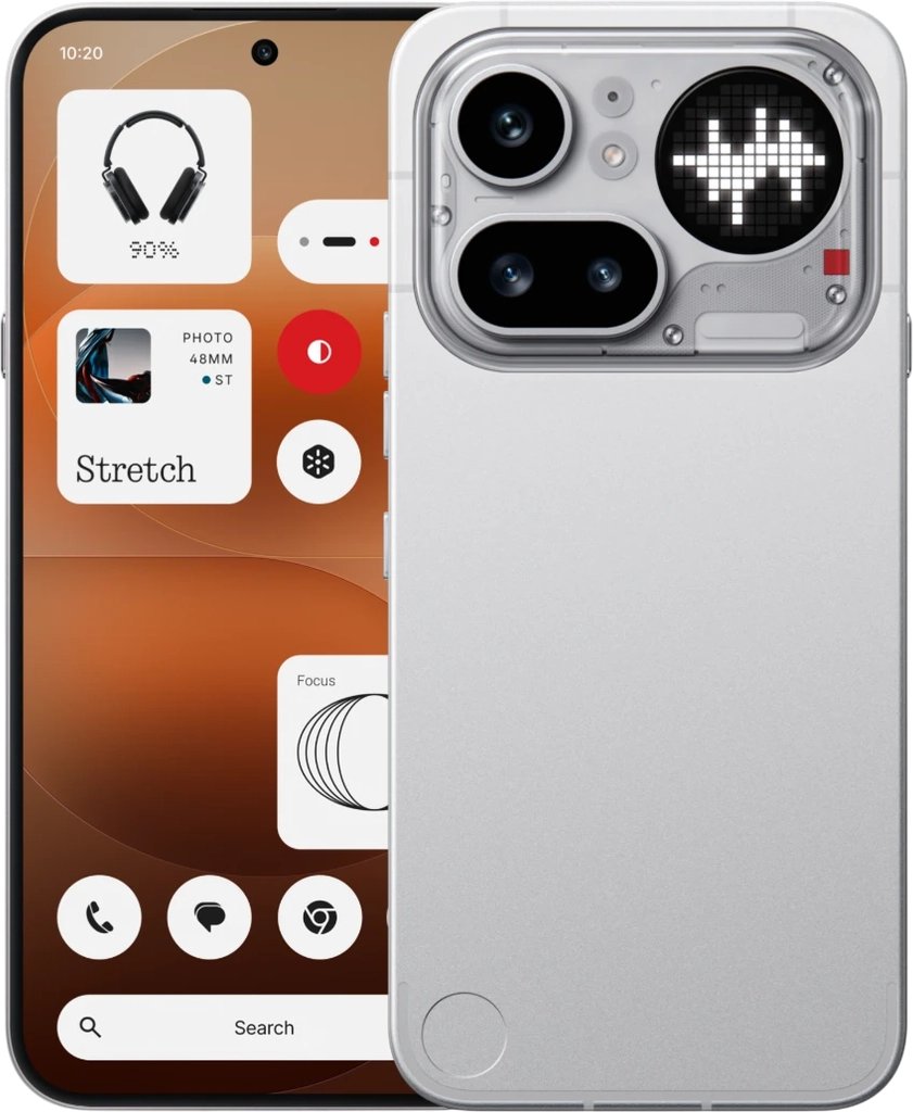 nothing phone (4a) pro 5g 256 gb, sølv