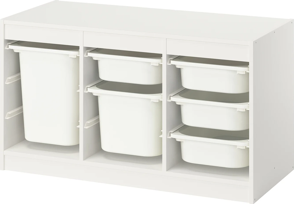 IKEA Trofast Aufbewahrung Mit Boxen