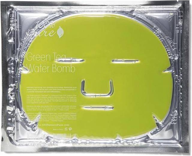 100% Pure Green Tea Water Bomb Mask