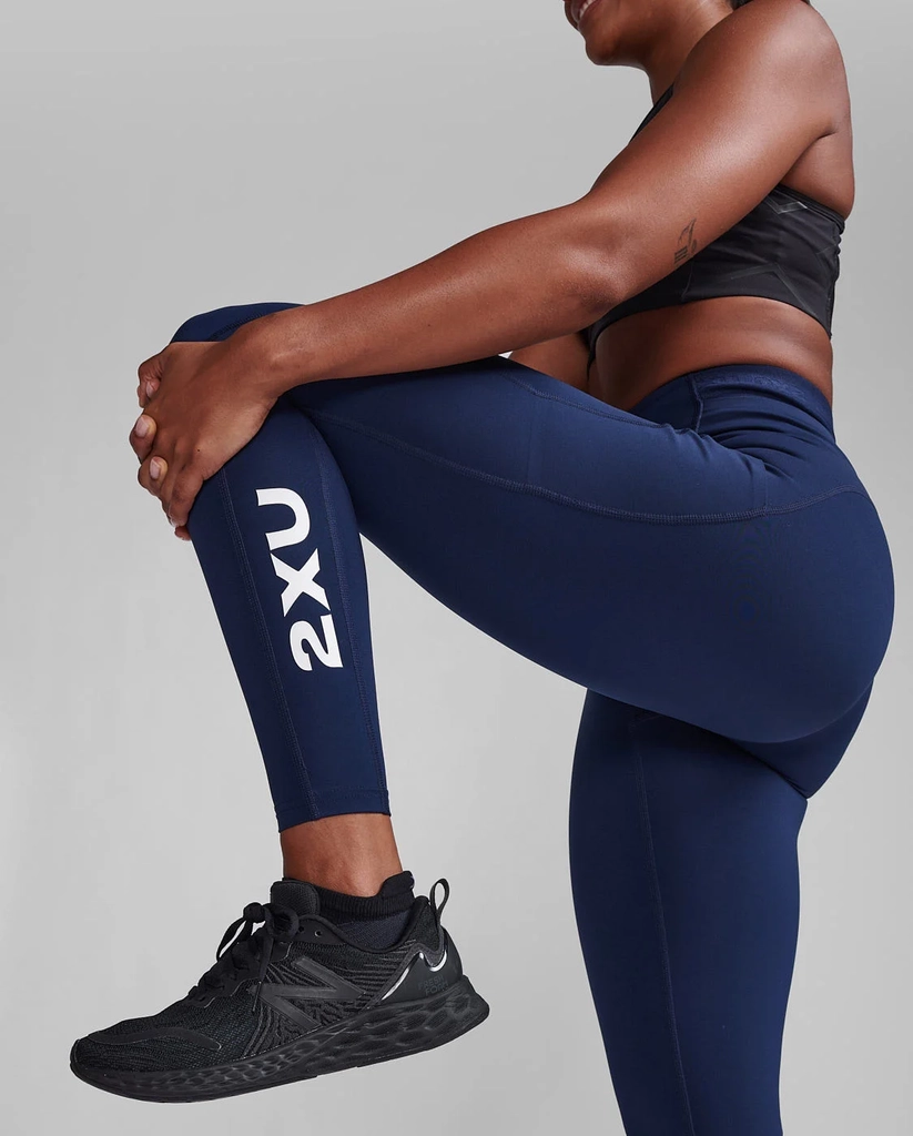 2xu form stash hi-rise comp tights midnight - tights.no