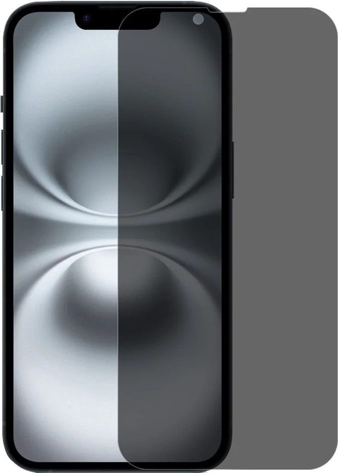 iPhone 17e / 16e NORTHJO Privacy Skærmbeskyttelsesglas - 0.3mm - Gennemsigtig