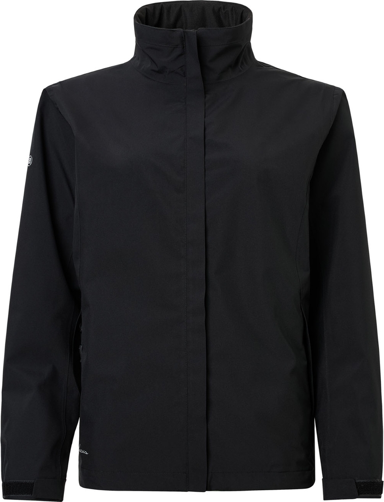Abacus Lds Links Stretch Rainjacket - Black - XS