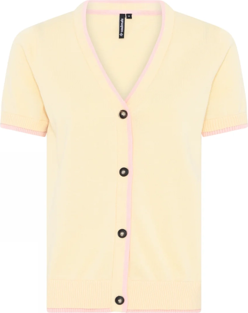 soulmate bettini 1 strik cardigan gul