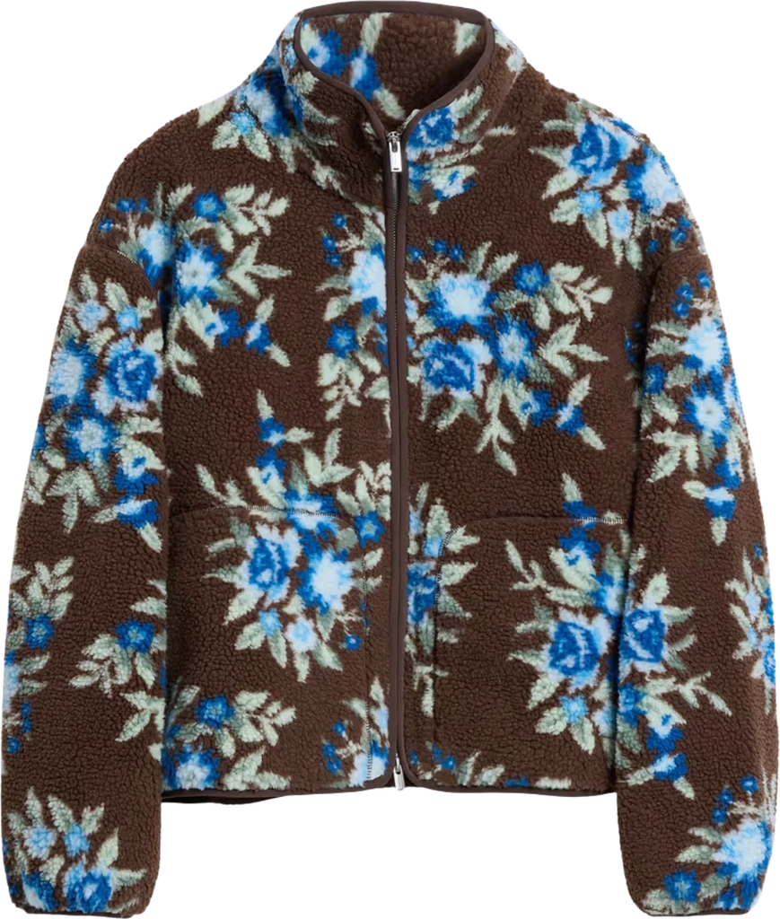 rype fleece jacket - brown mix