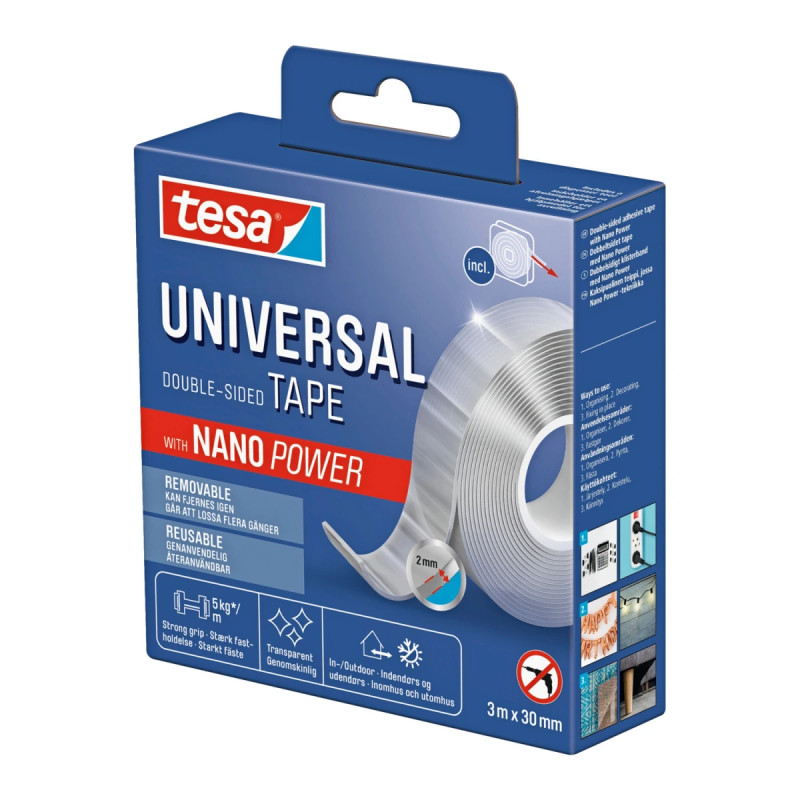 Tesa dobbeltklæbende nano tape