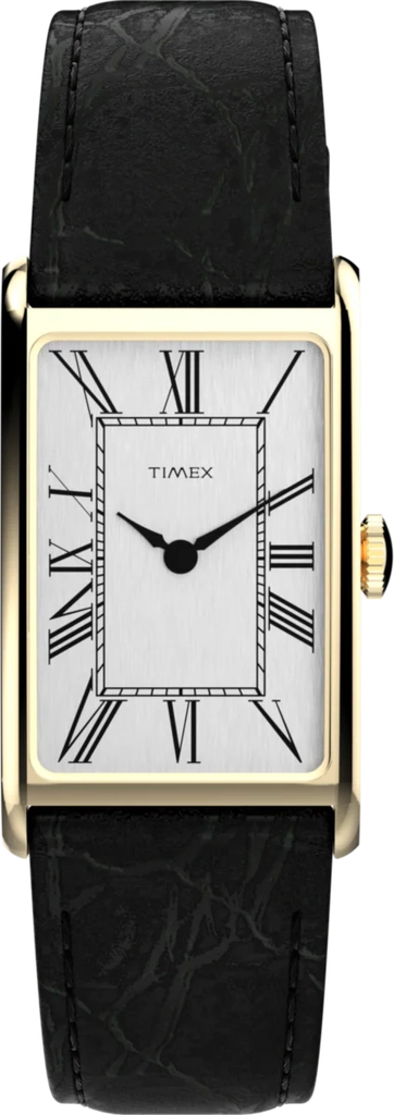 timex 1976 lexington reissue 21mm leather strap watch