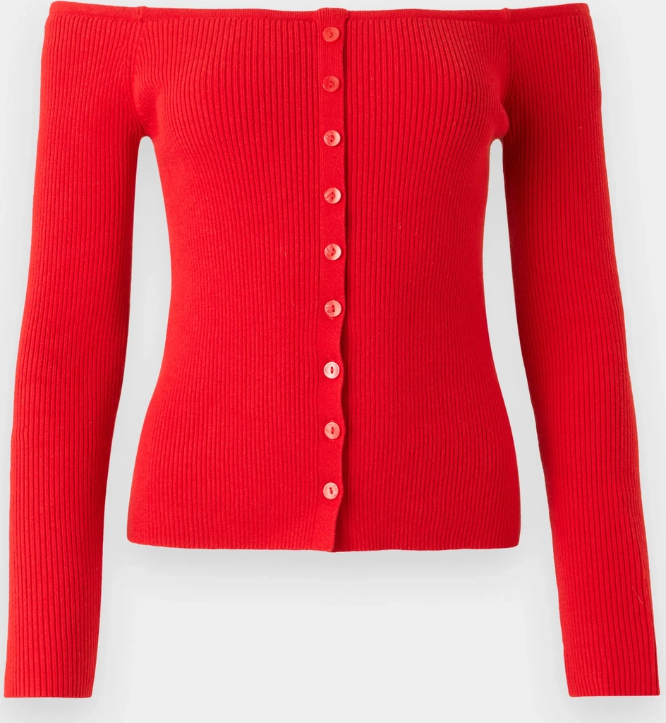 button - camiseta de manga larga - red