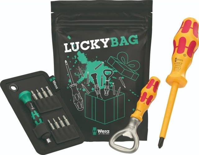 Wera Bitssæt Lucky Bag 4.0 11 Dele Bitsskruetrækker