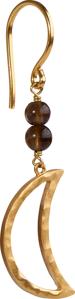 Stine A Bella Moon Ørering Gold Plated Jewelry