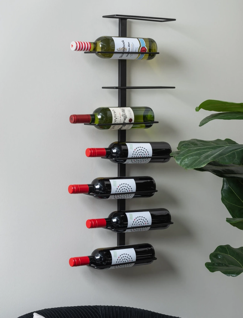 Present Time Metalowy Stojak Na Wino Float 80.5 cm