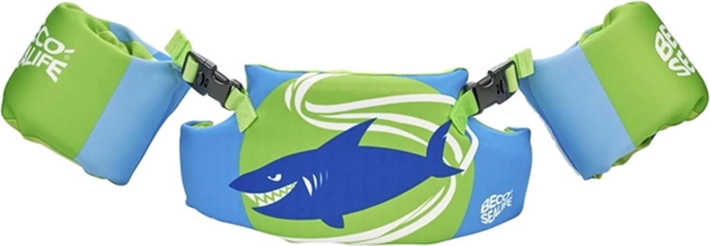 beco sealife neopren lær-at-svømme sæt grøn