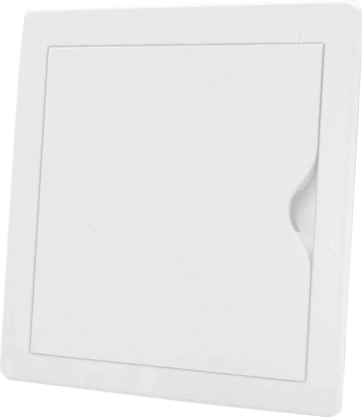 Inspektionslem - 250x250mm, Plast, Hvid