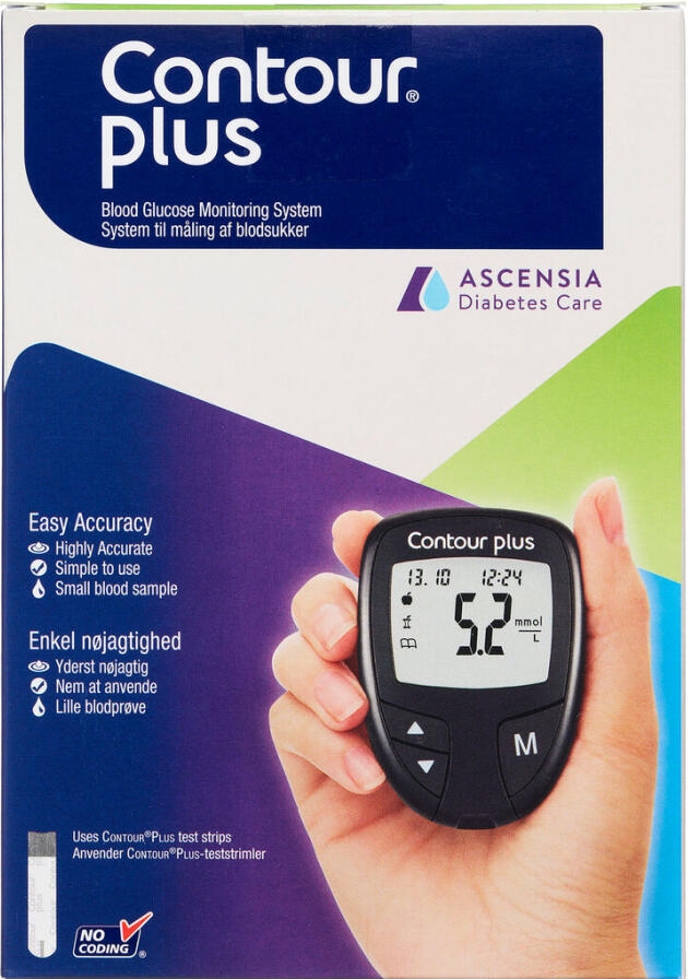 Contour Plus Glucose Meter Blodsukkerapparat