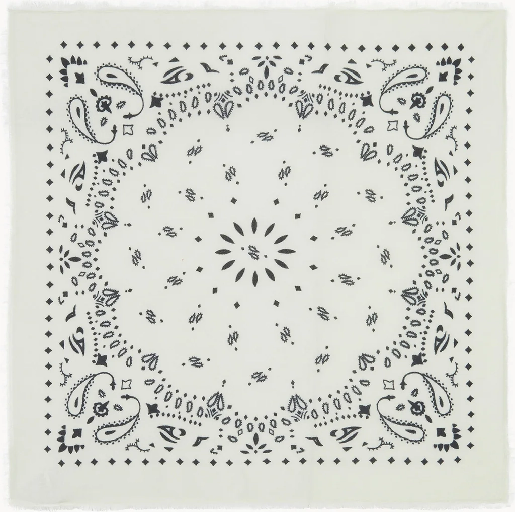 bandana hachiko white