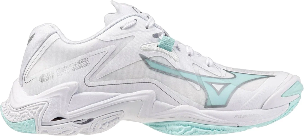 Mizuno Wave Lightning Z8 Håndboldsko Kvinde Hvid Indendørssko Str 38.5 - hos Magasin