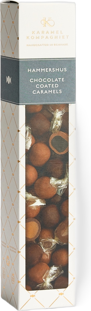 Karamel Kompagniet Hammershus, Chocolate Coated Caramels, Highlight 170g - Karameller hos Magasin