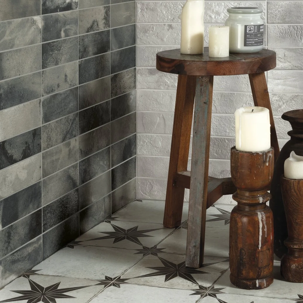 vægflise fs raku black 20x40