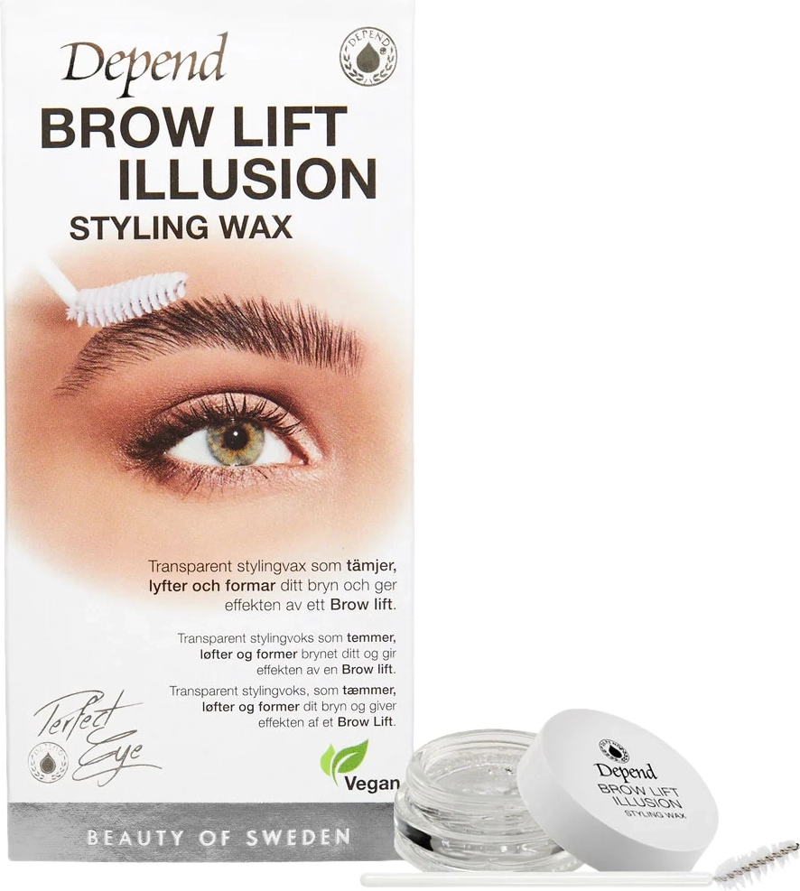 Depend PE Brow Lift Illusion Styling Wax S - Øjenbrynsgel hos Magasin