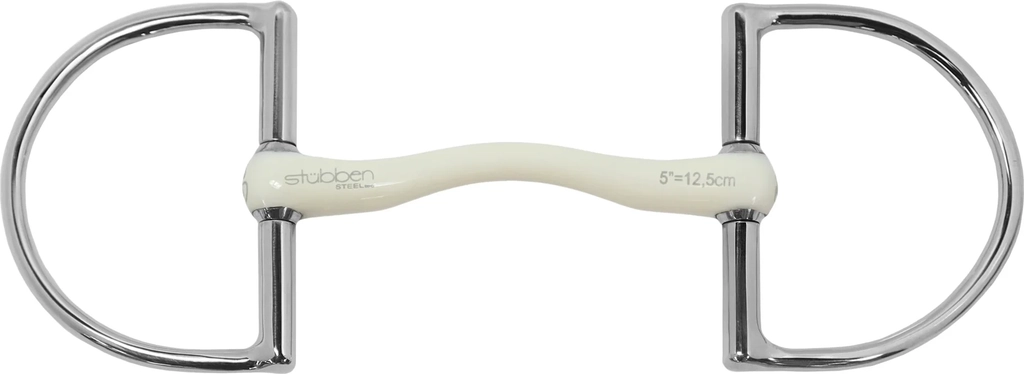 stübben 1303 fine line flex d-ring snaffle