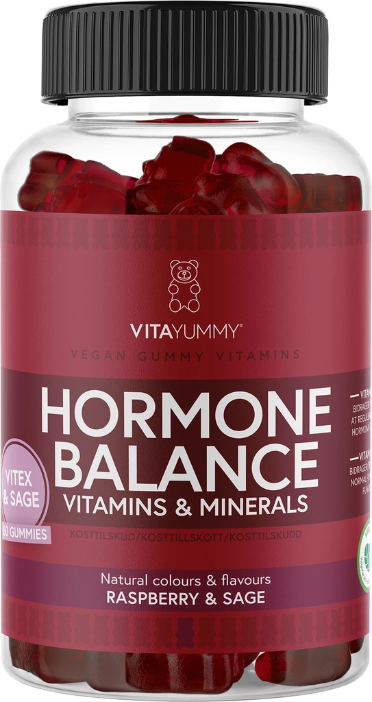 vitayummy hormone balance raspberry & sage 60 stk.