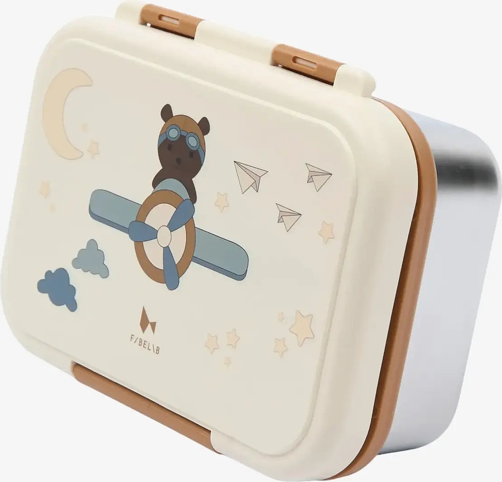 lunch box - bear air plane
