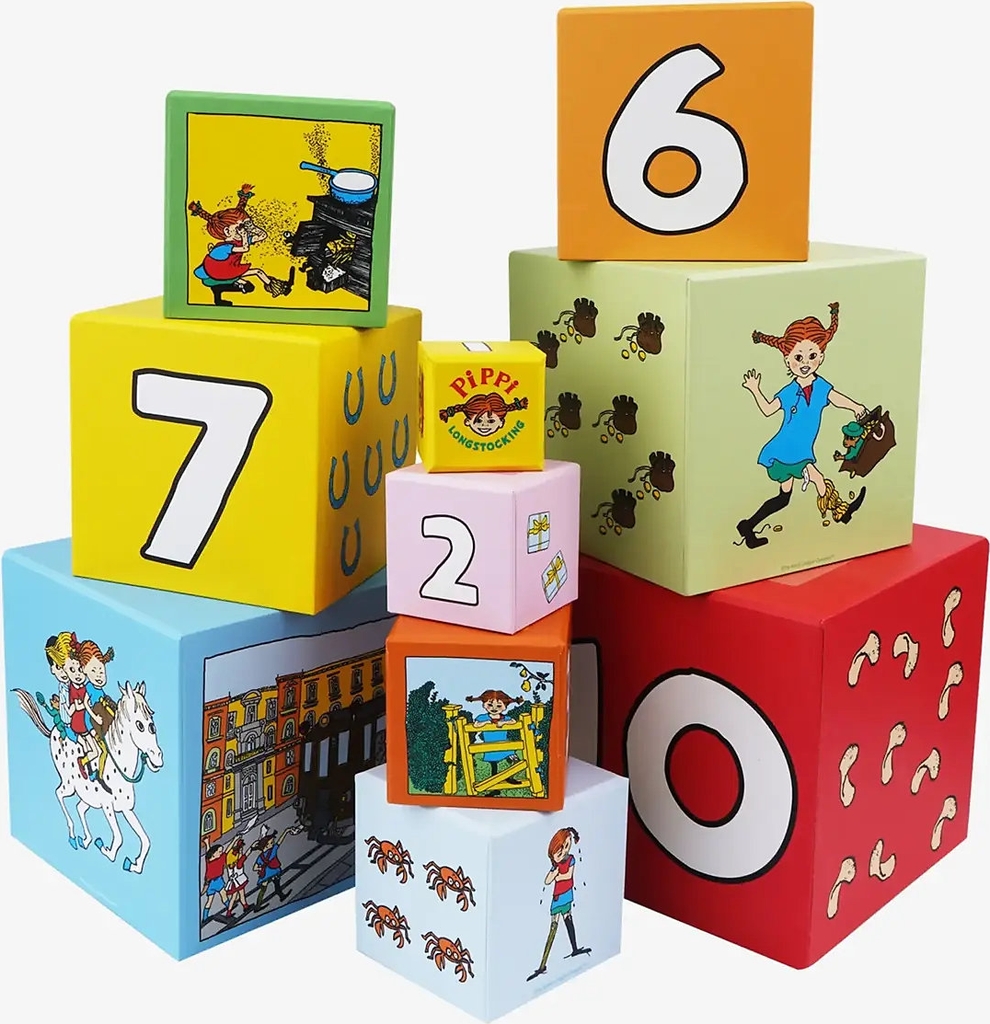 Barbo Toys | Pippi Stacking Cubes | ONE SIZE